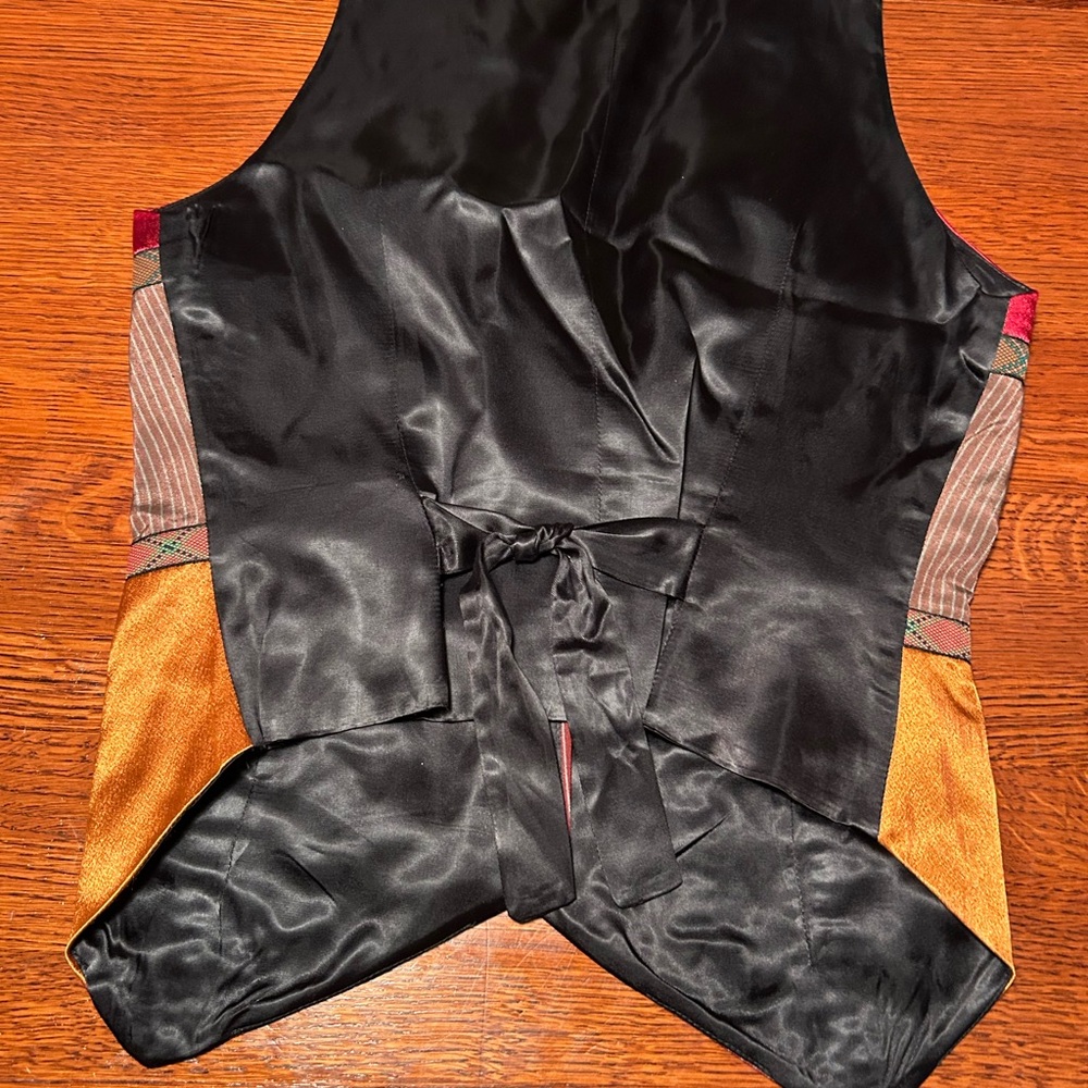 Todd Oldham Multicolor Patchwork Vest - image 3